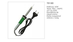 FERRO DE SOLDA TOYO 60W 220V TS-60