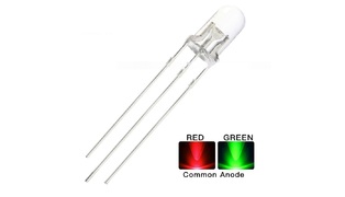 LED BICOLOR 5MM VERDE / VERMELHO