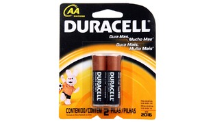 PILHA PEQUENA AA DURACEL C/2